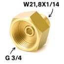 Régulateur/Réduction de bouteille 3/4&quot; à W21,8x1/14 Vogelmann