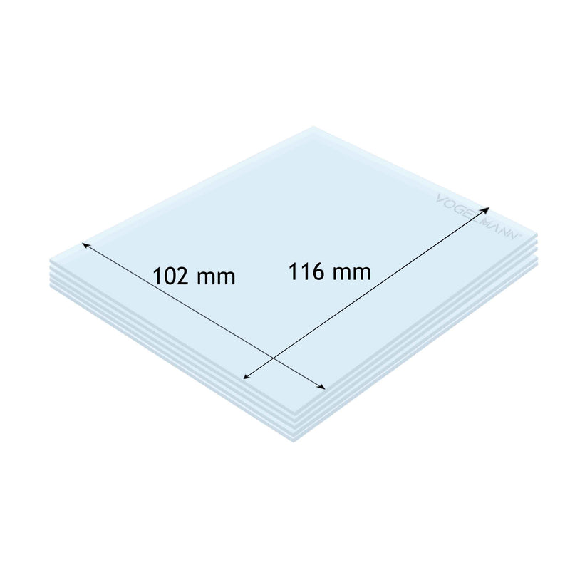 102x116 Spare Protective Lens Pack of 5 Vogelmann