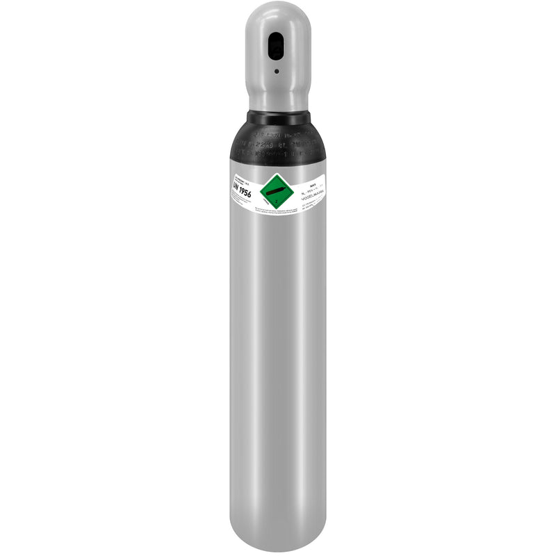 Nitrogen/Hydrogen full gas cylinder 8L 1,5m3 Vogelmann