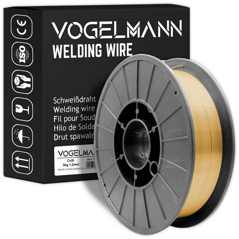 Brazing Wire 5kg CuSi3Mn1 ERCuSi-A Vogelmann