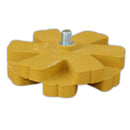 Rueda de borrador de goma Corrugada - Remover adhesivo Ø90 mm Vogelmann