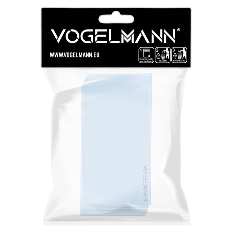 49x107 Spare Protective Lens Pack of 5 Vogelmann