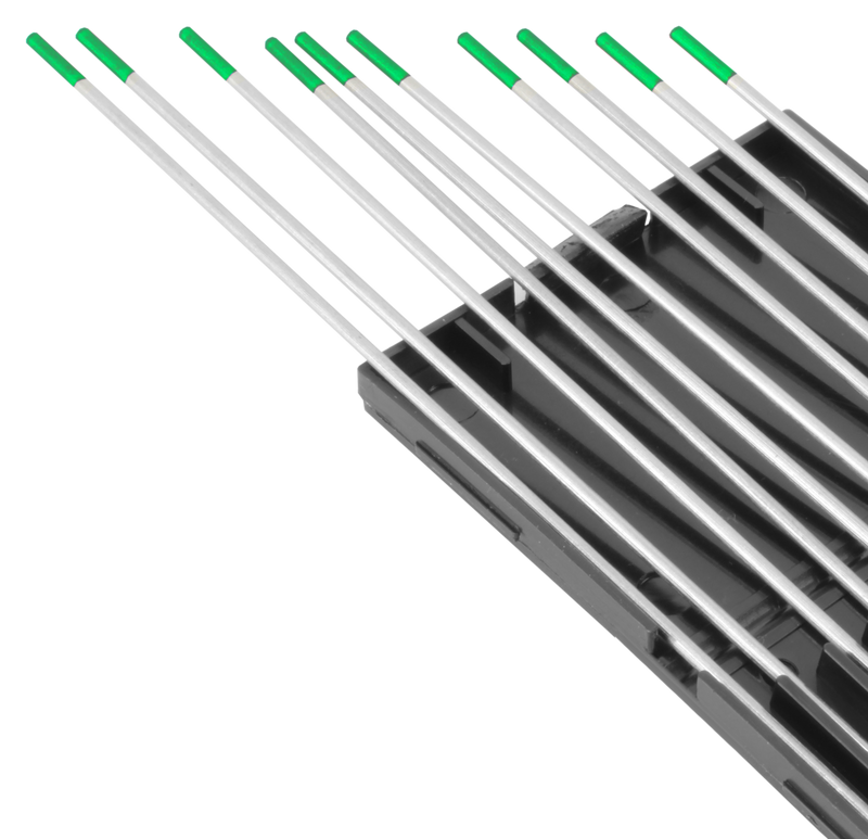 Electrodes vertes en tungstène, paquet de 10 Vogelmann