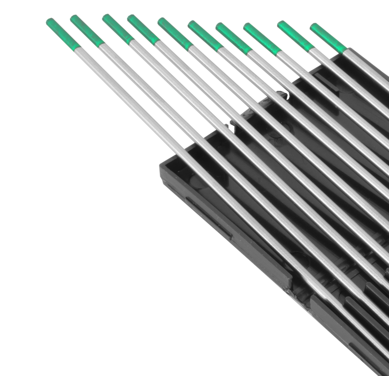 Electrodes vertes en tungstène, paquet de 10 Vogelmann
