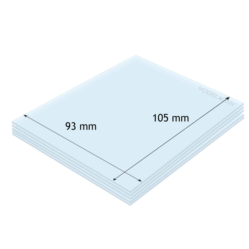 93x105 Spare Protective Lens Pack of 5 Vogelmann
