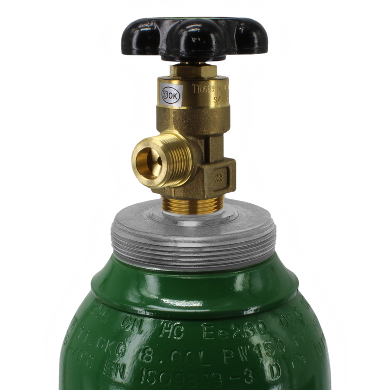 Argon 4.8 full gas cylinder 10L 2,2m3 Vogelmann