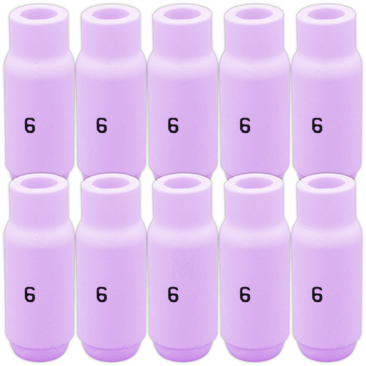 10 pcs #6 10N48 Ceramic Nozzles TIG SR17/18/26 Vogelmann
