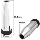 10 PCS Boquillas de gas MB-24 estrecho Vogelmann