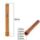 10 PC Collets Tig SR17/18/26 Vogelmann